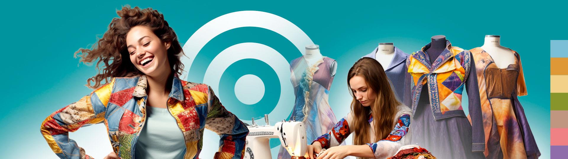 Tekstil design top kvinde